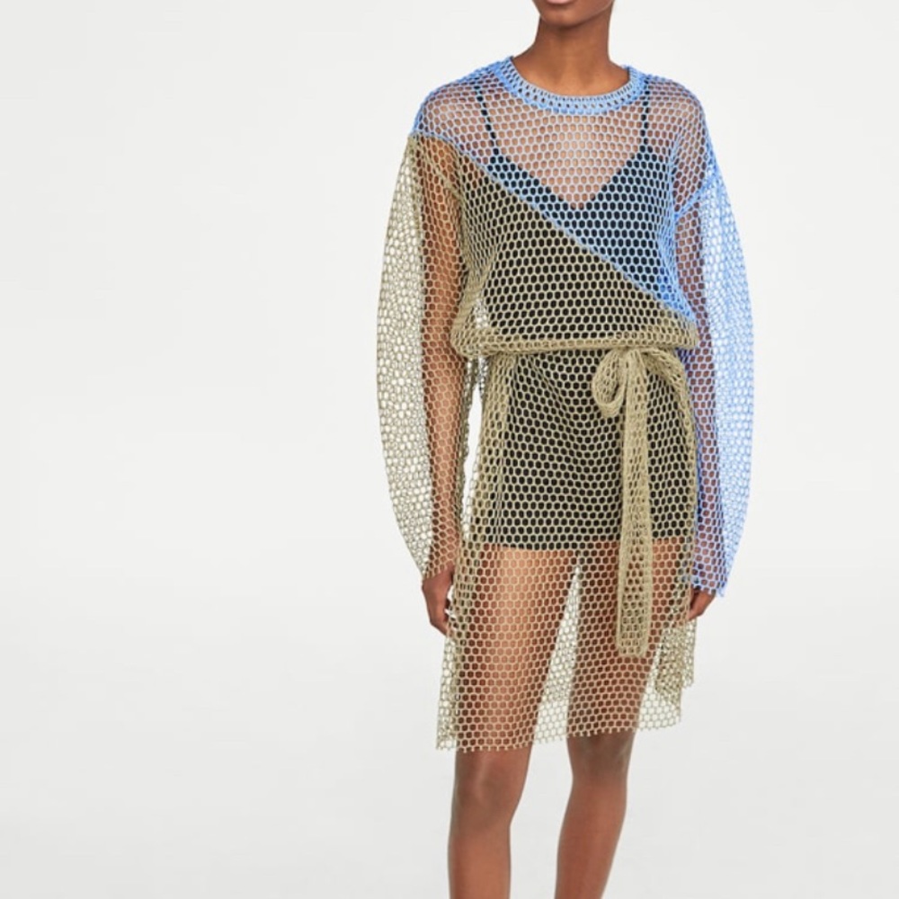 Zara mesh tunic